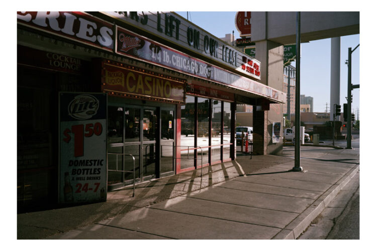 Harmon Avenue, Las Vegas, Nevada, 2008 pastime paradise all american favorites usa america amerika uncommon places common places art kunst photography fotografie photographie fineart photography fineart newtopographics beyond places vanishing places contemporary art americanprospects american views picturing america urban stills approaching nowhere cityscape roadside america american surfaces places münster muenster christian gieraths thomas ruff düsseldorf Fotoschule interieur downtown artwork Galerie gallery