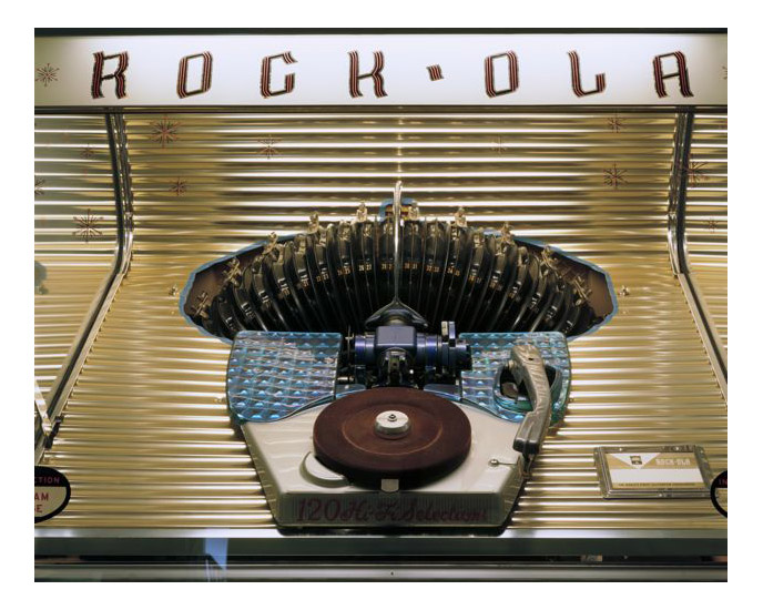Rock Ola 1454 US Version, 1956/ 2020 Open sign opensign neon neonsign Condiment set salt pepper gumball gumballmachine stilllife jukebox typewriter pastime paradise all american favorites usa america amerika uncommon places common places art kunst photography fotografie photographie fineart photography fineart newtopographics beyond places vanishing places contemporary art americanprospects american views picturing america urban stills approaching nowhere cityscape roadside america american surfaces places münster muenster christian gieraths thomas ruff düsseldorf Fotoschule interieur downtown artwork Galerie gallery Rockola Rock ola wirlitzer Seeburg musikboxen musicbox jukeboxes